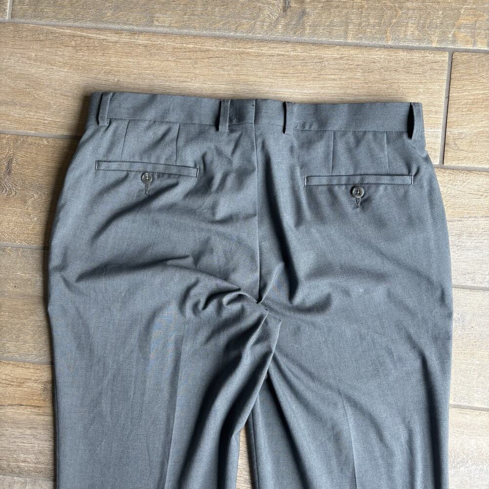 Michael Kors Mens Size 34x30 Dress Pants Gray Classic Fit Performance - Picture 12 of 15